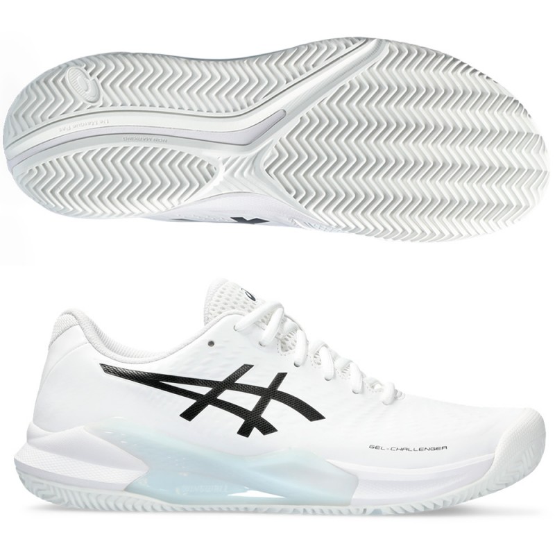 Asics Gel Challenger 14 Clay white black 2024 Padel Shoes Asics Gel Challenger 14 Clay white black 2024 Padel Shoes