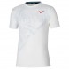 T-shirt Mizuno Tennis Mug Shadow Graphic Tee white