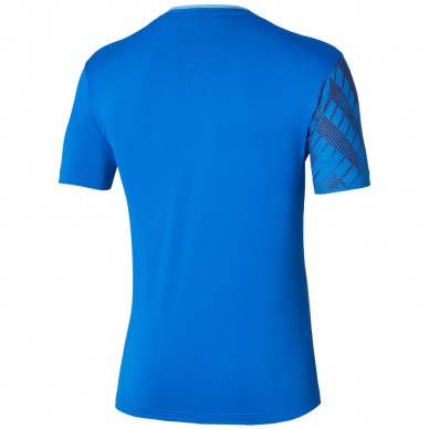 T-shirt Mizuno Tennis Mug Shadow Graphic Tee blue mugen