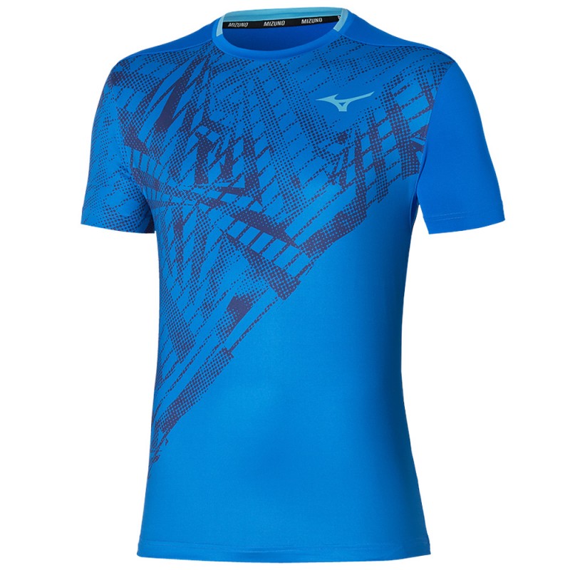 T-shirt Mizuno Tennis Mug Shadow Graphic Tee blue mugen T-shirt Mizuno Tennis Mug Shadow Graphic Tee blue mugen