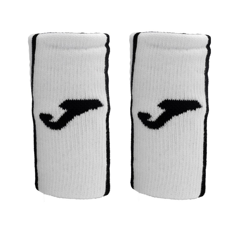 wristbands Joma long white black wristbands Joma long white black