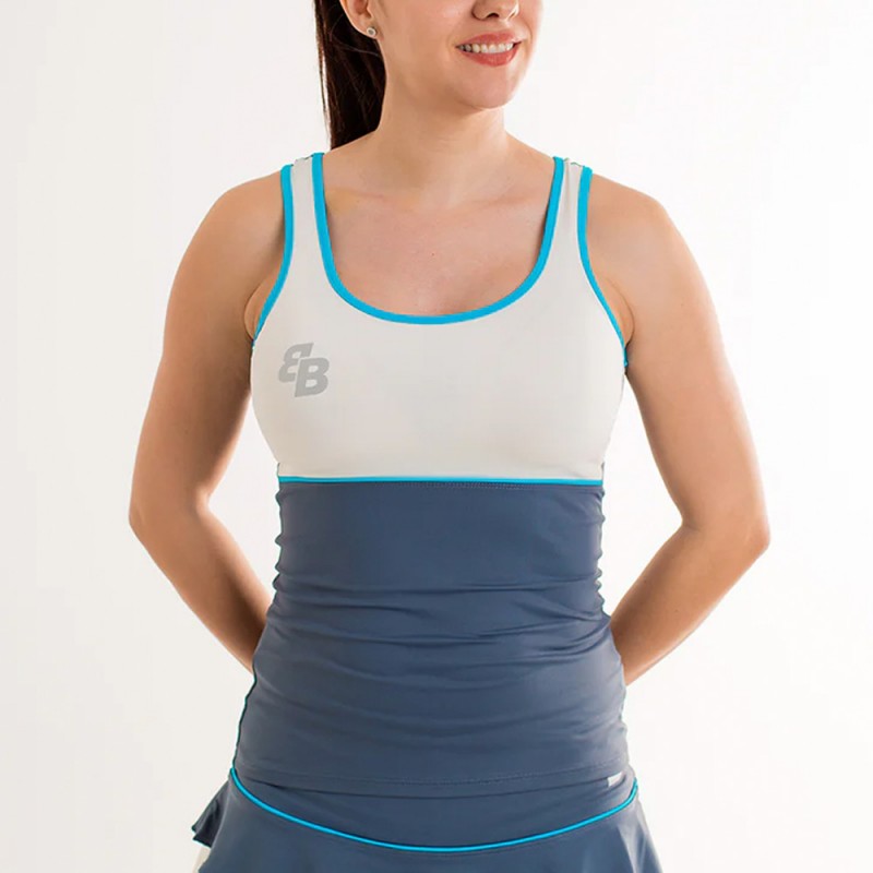 T-shirt BB Net grey blue cream