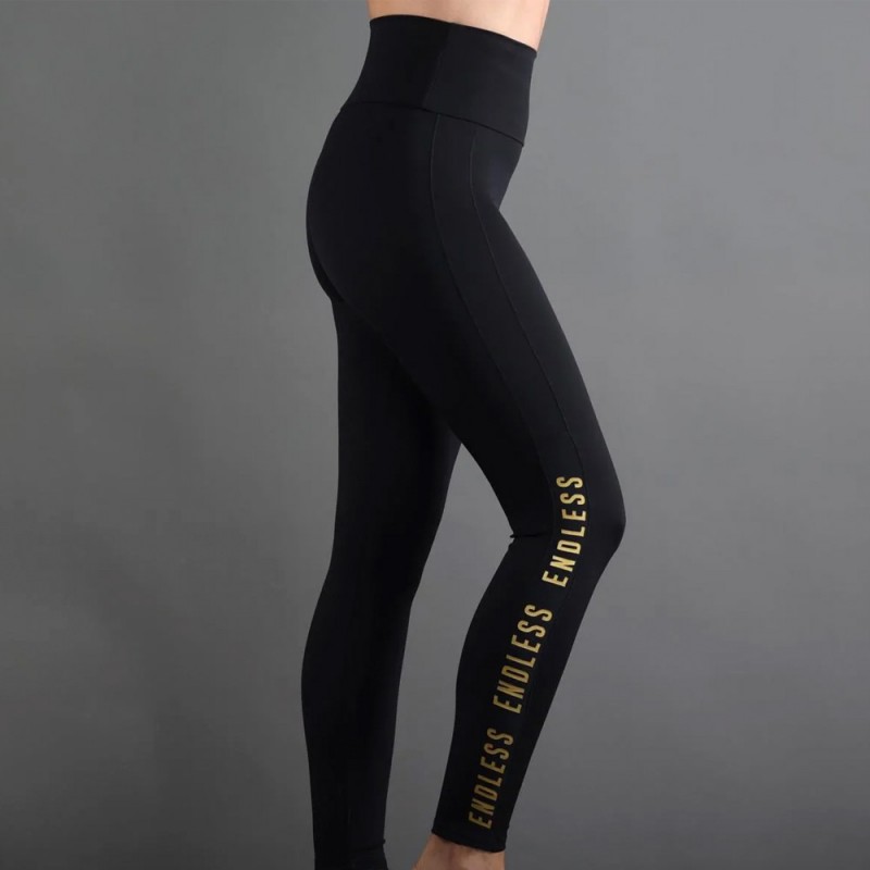 Leggings Endless Syncro black gold Leggings Endless Syncro black gold