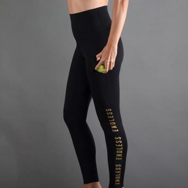 Leggings Endless Syncro black gold