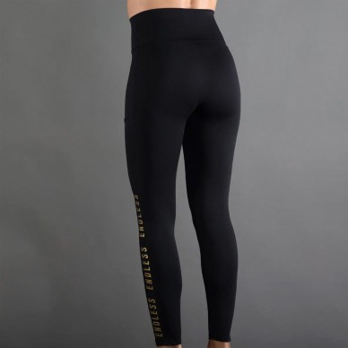 Leggings Endless Syncro black orange