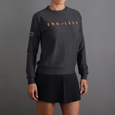 Sweatshirt Endless Inner Tech II titanium