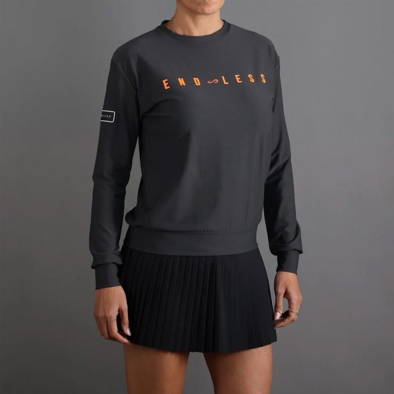 Sweatshirt Endless Inner Tech II titanium