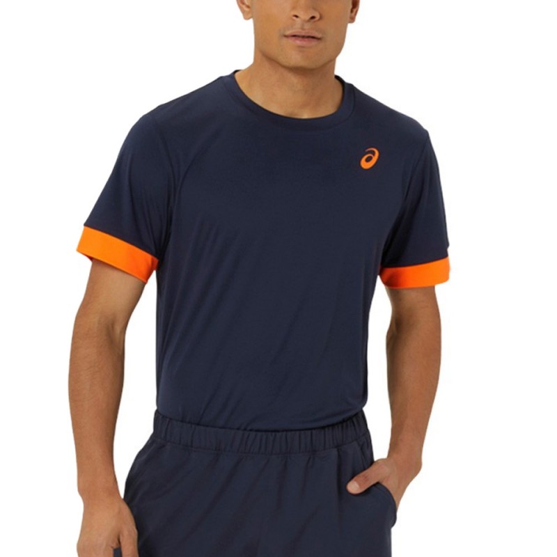 t-shirt Asics Men Court SS Top dark blue t-shirt Asics Men Court SS Top dark blue
