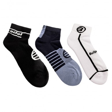 Bullpadel BP2410L black blue shadow socks