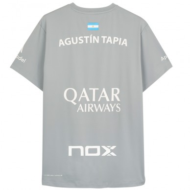 T-shirt Nox AT10 Agustín Tapia gray