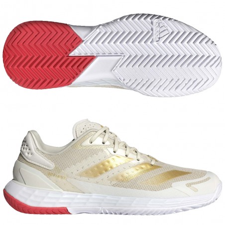Adidas Defiant Speed 2 W off white 2024 padel shoes