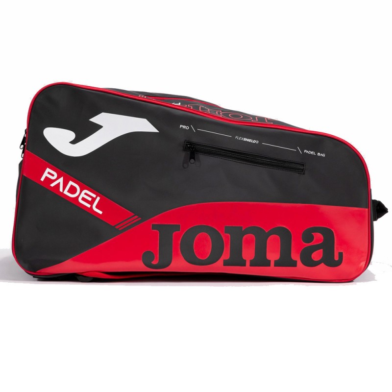 Joma Pro Black Red Padel Bag 2024 Joma Pro Black Red Padel Bag 2024