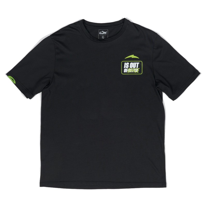 T-shirt Lok Out Of Office By Mr. M black T-shirt Lok Out Of Office By Mr. M black