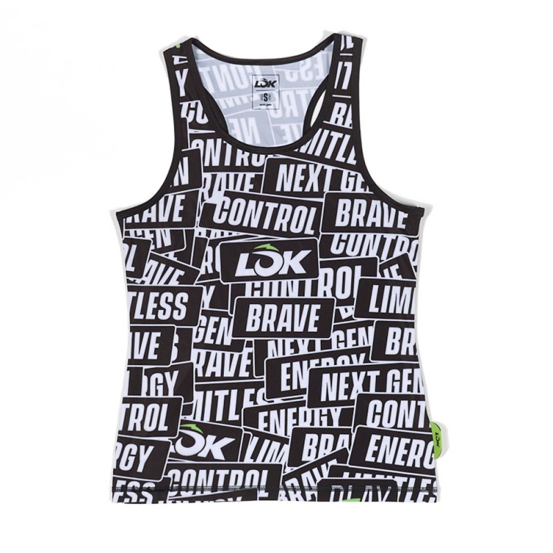 T-shirt Lok Sticker Storm Tank black T-shirt Lok Sticker Storm Tank black