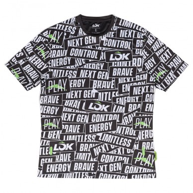 Lok Sticker Storm black T-shirt