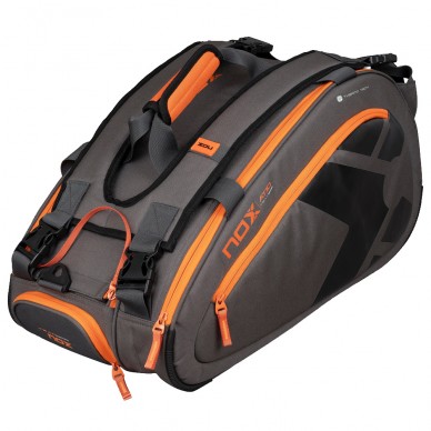 Nox AT10 Team gray orange 2024 padel bag
