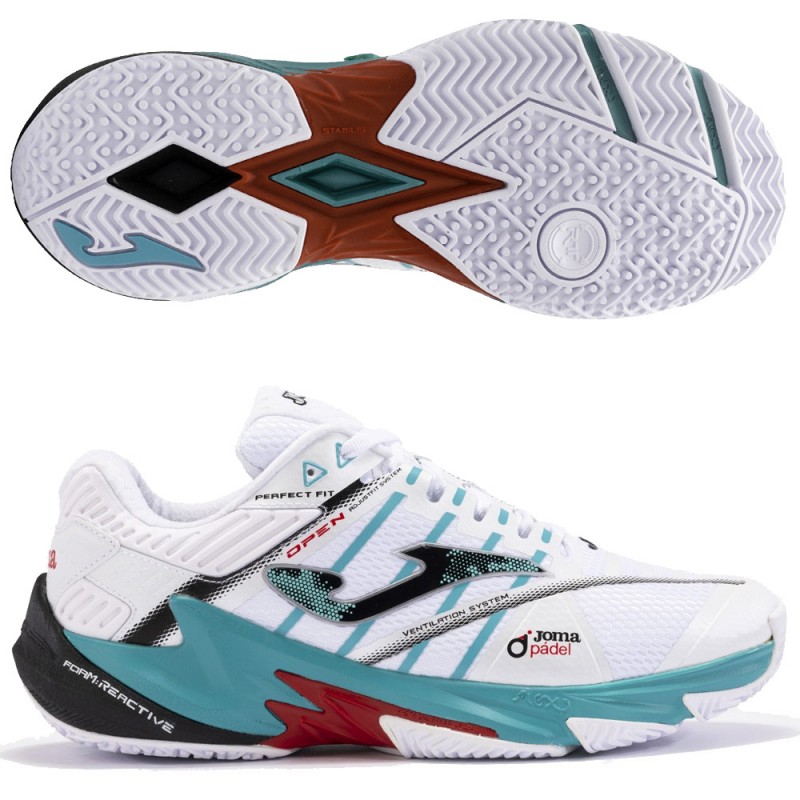 Joma Open Men 2402 white 2024 padel shoes Joma Open Men 2402 white 2024 padel shoes