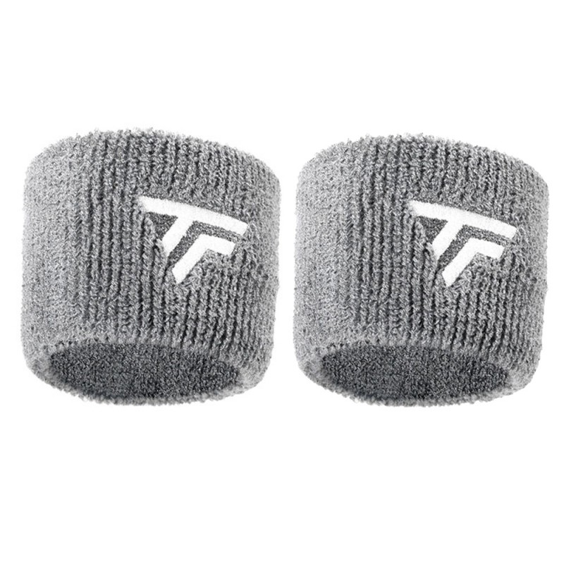 Wristbands Tecnifibre x2 Silver Grey Wristbands Tecnifibre x2 Silver Grey