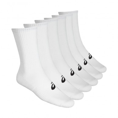 Socks Asics 6PPK Crew white