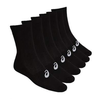socks Asics 6PPK Crew black