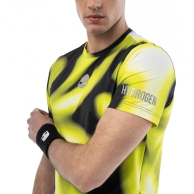 T-shirt Hydrogen Psychedelic Tech green