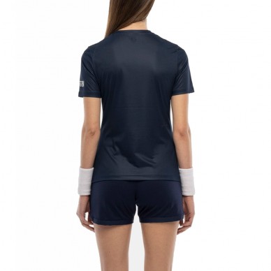 T-shirt Hydrogen Drip Tech navy blue fluorescent pink