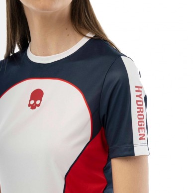 T-shirt Hydrogen Heritage Tech white red navy blue