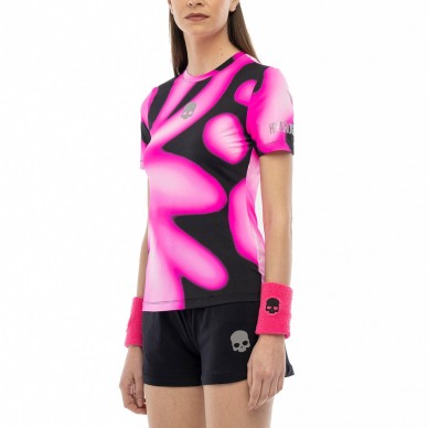 T-shirt Hydrogen Psychedelic Tech Fuchsia
