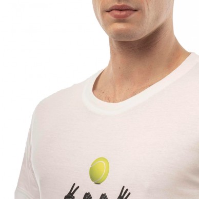 T-shirt Hydrogen Tennis Ball white