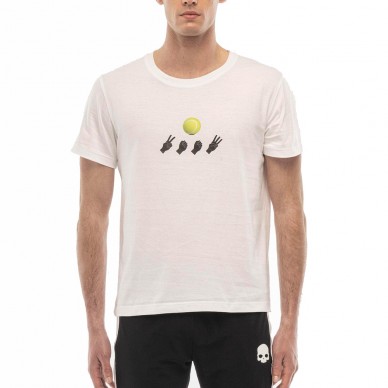 T-shirt Hydrogen Tennis Ball white
