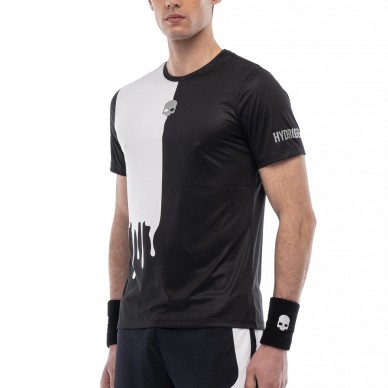 T-shirt Hydrogen Drip Tech black white