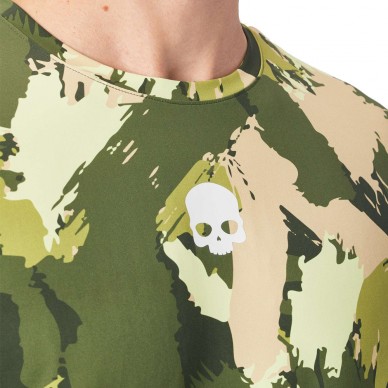 T-shirt Hydrogen Brushed Camo Tech green