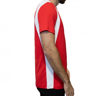 T-shirt Hydrogen Inlay Tech red white