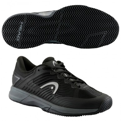Head Revolt Pro 4.5 Clay black dark grey 2024 Padel Shoes