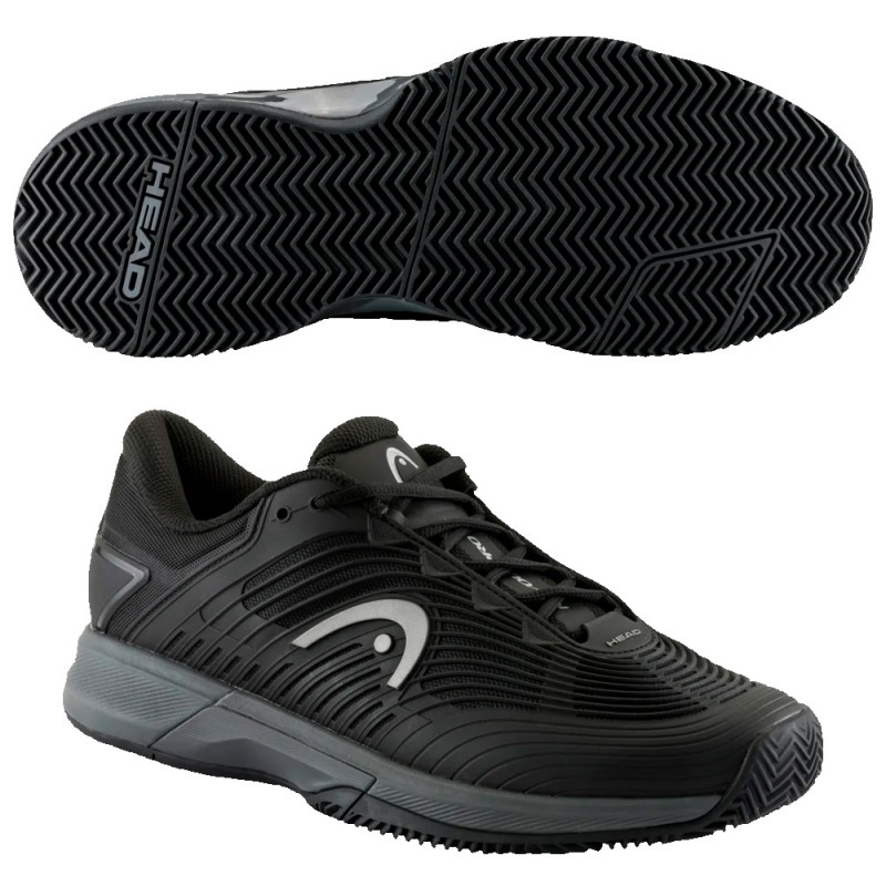 Head Revolt Pro 4.5 Clay black dark grey 2024 Padel Shoes