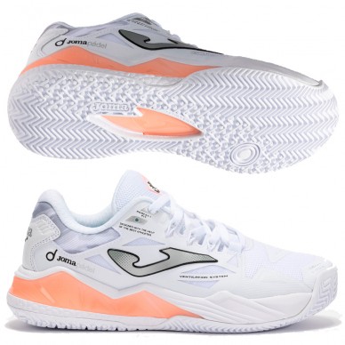 Joma Spin Lady 2502 White 2024 Padel Shoes