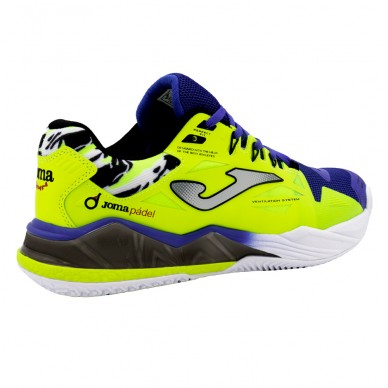 Joma Spin Men 2509 royal yellow padel shoes 2024