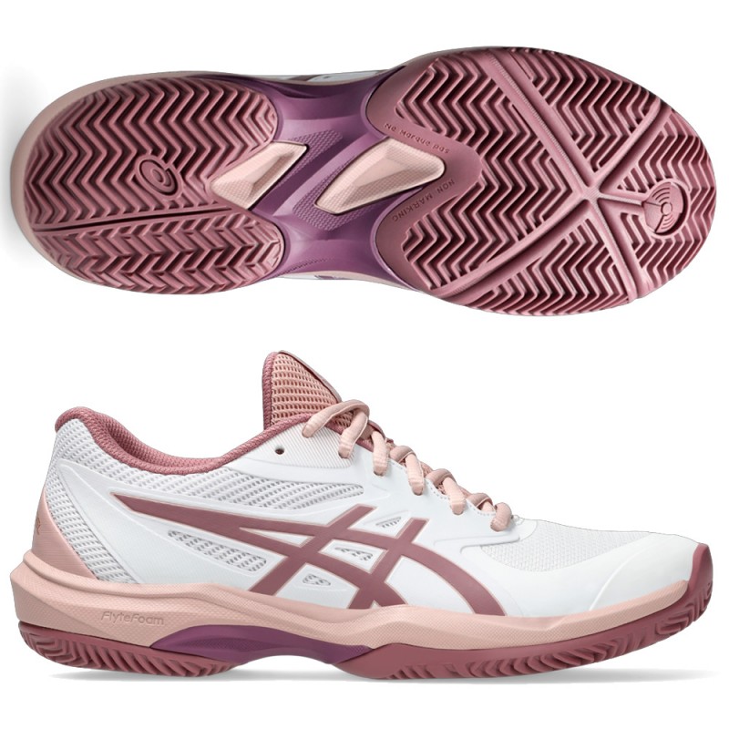 Asics Game FF Padel white purple oxide 2025 padel shoes Asics Game FF Padel white purple oxide 2025 padel shoes