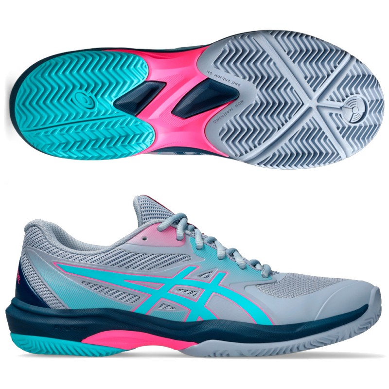 Asics Game FF grey blue energy aqua 2025 padel shoes