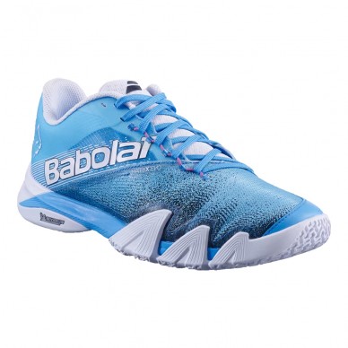 Babolat Jet Premura 2 Men Lebron Cyan Blue White 2025 Padel Shoes