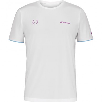 T-shirt Babolat Crew Neck Tee Lebrón White
