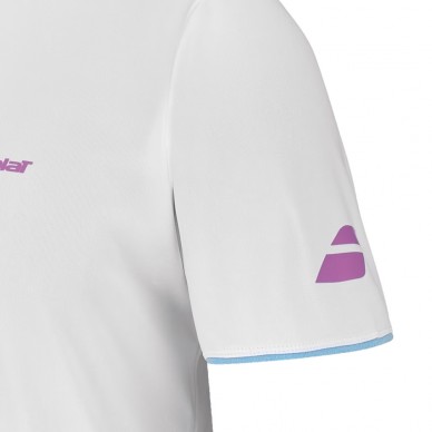 T-shirt Babolat Crew Neck Tee Lebrón White