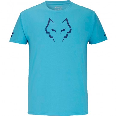 T-shirt Babolat Cotton Tee Lebrón Cyan Blue