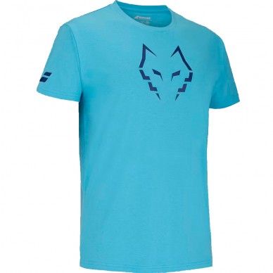 T-shirt Babolat Cotton Tee Lebrón Cyan Blue