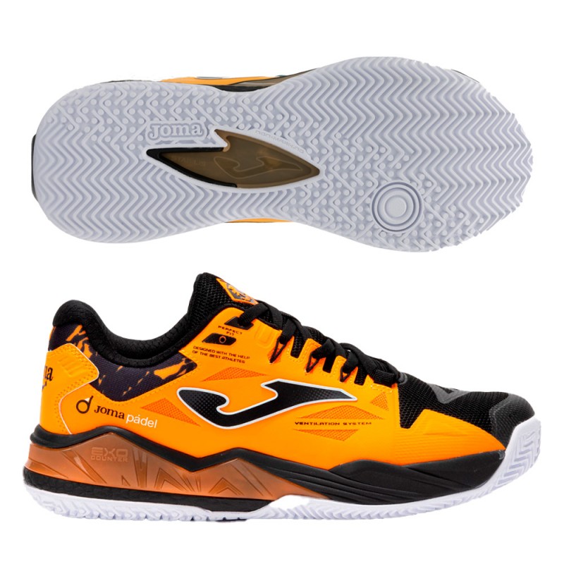 Joma Spin Men 2508 Orange 2025 Padel Shoes