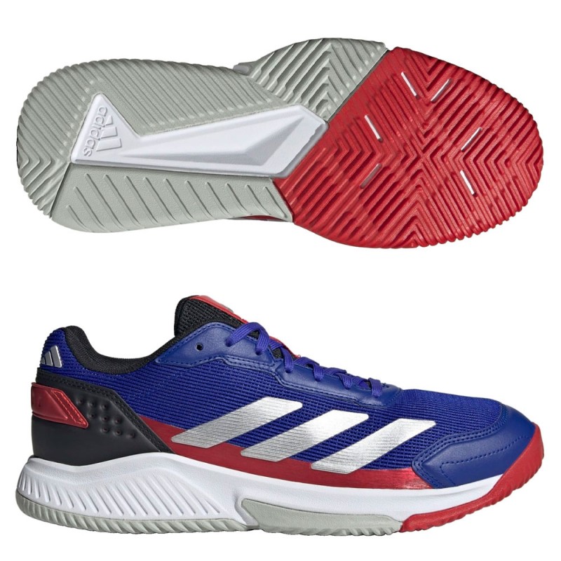 Adidas Courtquick Padel M Lucid Blue Silver 2025 Padel Shoes Adidas Courtquick Padel M Lucid Blue Silver 2025 Padel Shoes