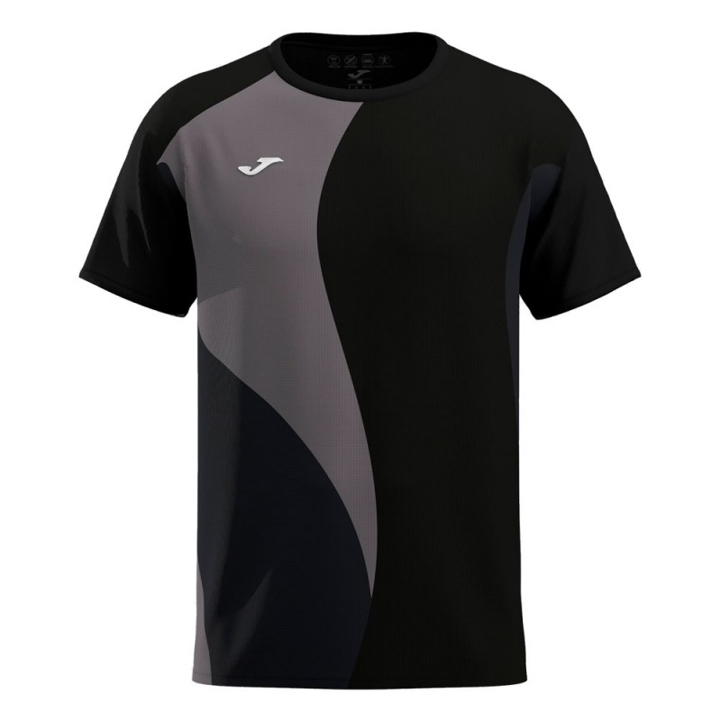 T-shirt Joma Tournament Black Anthracite