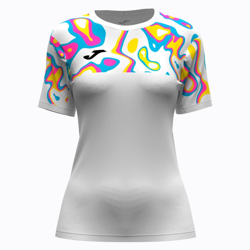 T-shirt Joma Tournament Capsule Woman white T-shirt Joma Tournament Capsule Woman white