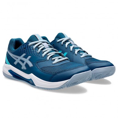 Asics Gel Dedicate 8 Padel Mako Blue Grey Blue 2025 Padel Shoes