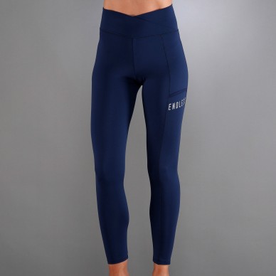 Leggings Endless Cross Pocket Navy Blue